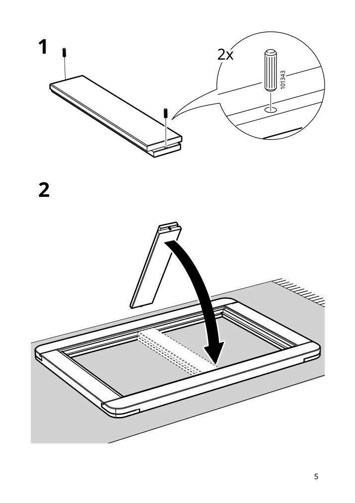 Assembly instructions for IKEA Flisat childrens table | Page 5 - IKEA FLISAT children's table 502.984.18