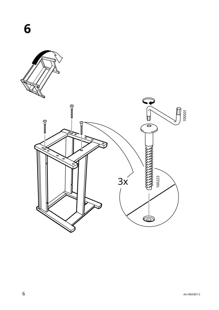 Assembly instructions for IKEA Flisat childs bench adjustable | Page 6 - IKEA FLISAT child's bench 802.907.79