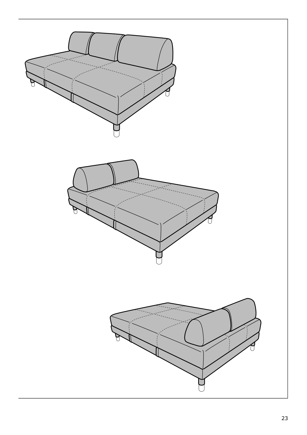 Assembly instructions for IKEA Flottebo cover sleeper sofa vissle purple | Page 23 - IKEA FLOTTEBO cover sleeper sofa 504.417.27