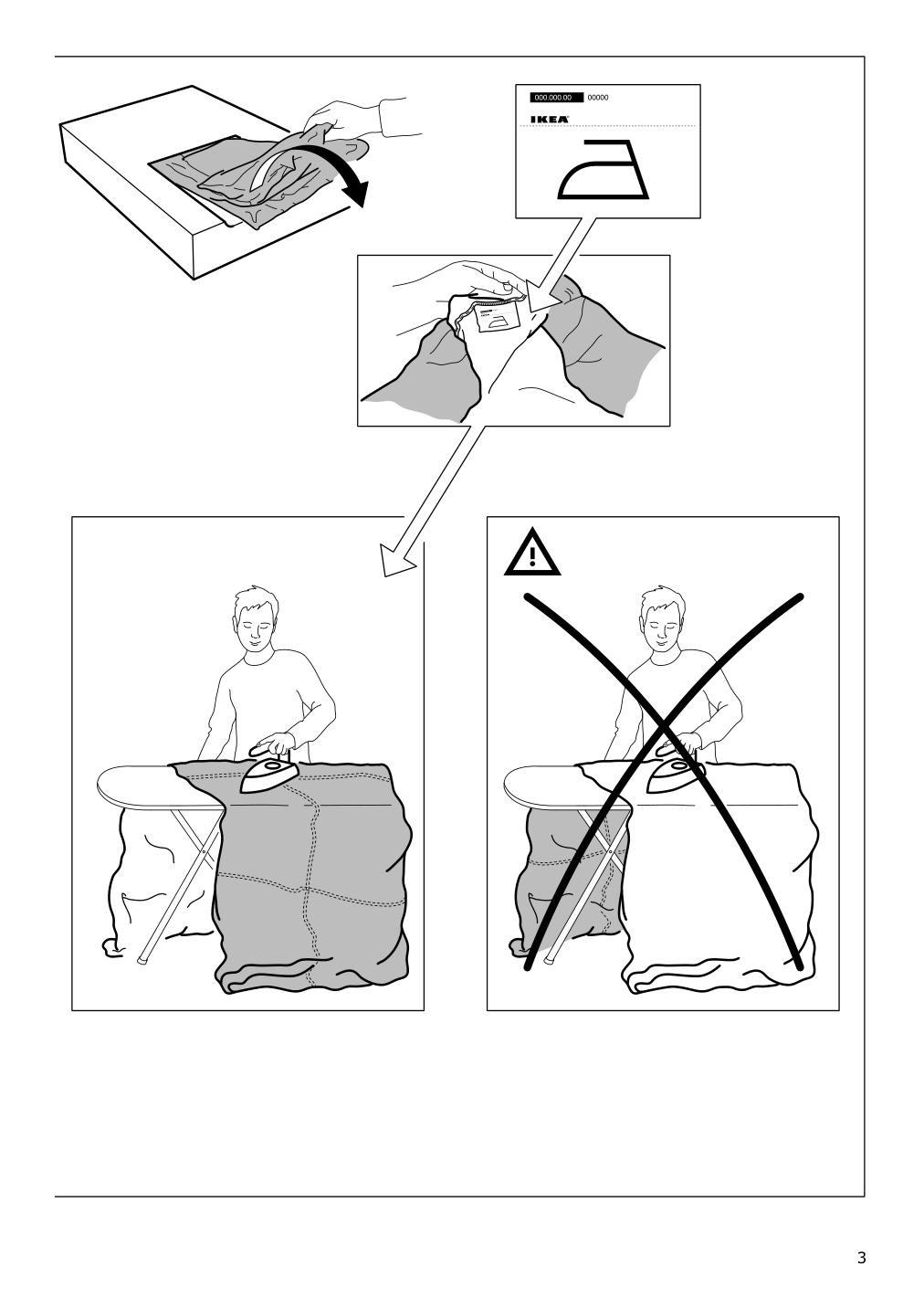 Assembly instructions for IKEA Flottebo cover sleeper sofa vissle purple | Page 3 - IKEA FLOTTEBO cover sleeper sofa 504.417.27