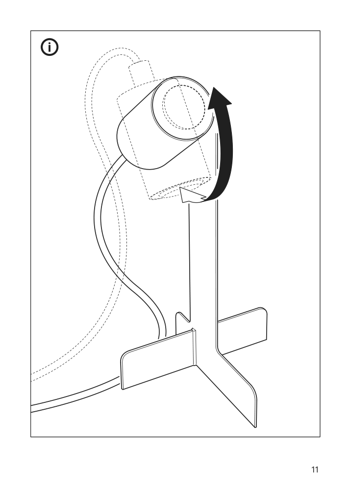 Assembly instructions for IKEA Flottilj desk lamp beige | Page 11 - IKEA FLOTTILJ desk lamp 905.523.08