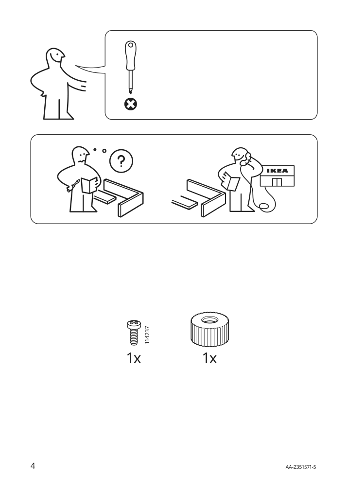 Assembly instructions for IKEA Flottilj desk lamp beige | Page 4 - IKEA FLOTTILJ desk lamp 905.523.08