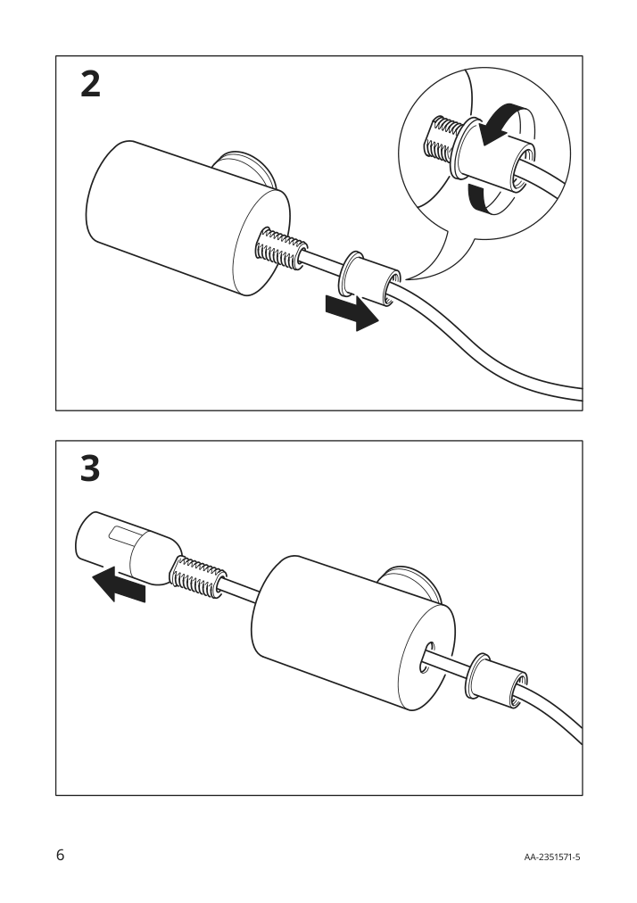 Assembly instructions for IKEA Flottilj desk lamp beige | Page 6 - IKEA FLOTTILJ desk lamp 905.523.08