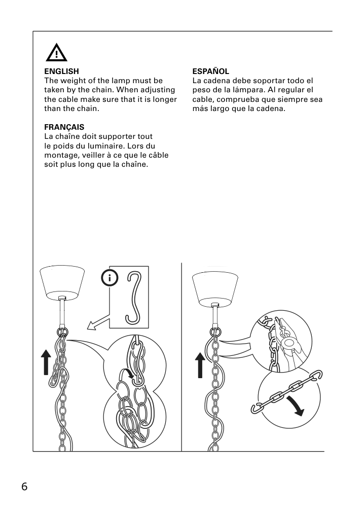 Assembly instructions for IKEA Flugbo chandelier 5 arm brass color glass | Page 6 - IKEA FLUGBO chandelier, 5-arm 004.634.39