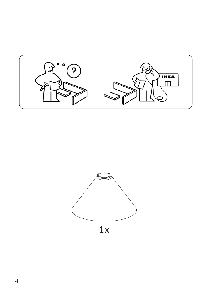 Assembly instructions for IKEA Flugbo floor uplighter nickel plated | Page 4 - IKEA FLUGBO floor uplighter 305.083.56