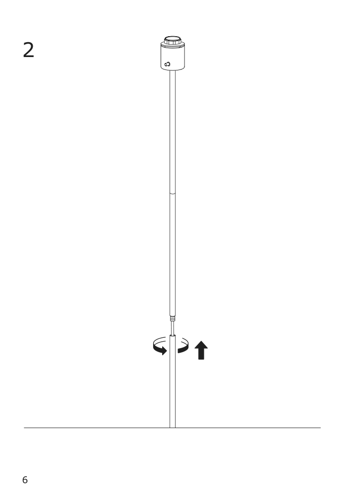 Assembly instructions for IKEA Flugbo floor uplighter nickel plated | Page 6 - IKEA FLUGBO floor uplighter 305.083.56