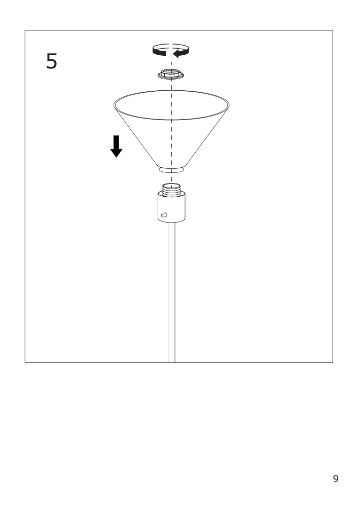 Assembly instructions for IKEA Flugbo floor uplighter nickel plated | Page 9 - IKEA FLUGBO floor uplighter 305.083.56