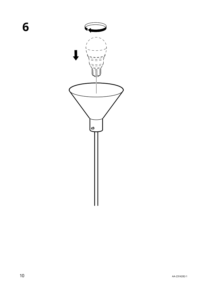 Assembly instructions for IKEA Flugbo floor uplighter nickel plated | Page 10 - IKEA FLUGBO floor uplighter 305.083.56