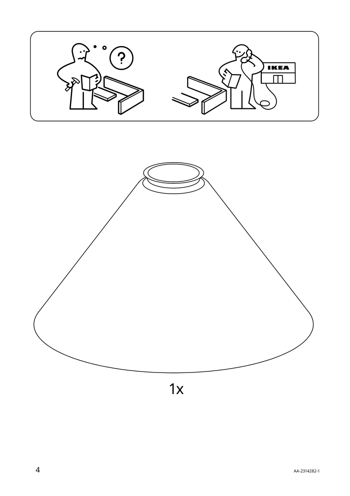 Assembly instructions for IKEA Flugbo floor uplighter nickel plated | Page 4 - IKEA FLUGBO floor uplighter 305.083.56