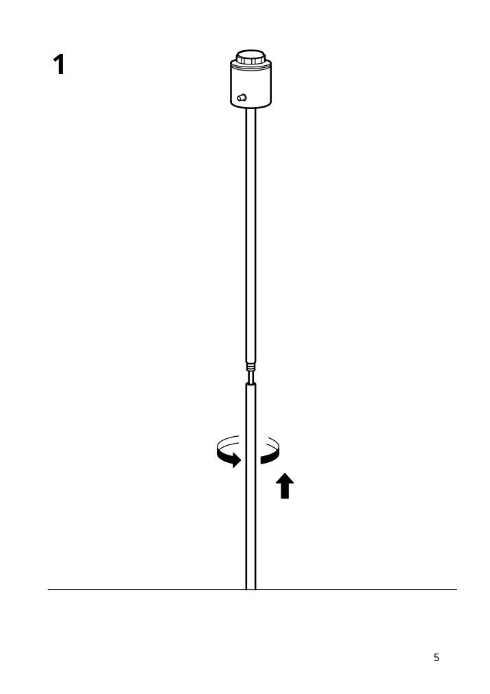 Assembly instructions for IKEA Flugbo floor uplighter nickel plated | Page 5 - IKEA FLUGBO floor uplighter 305.083.56