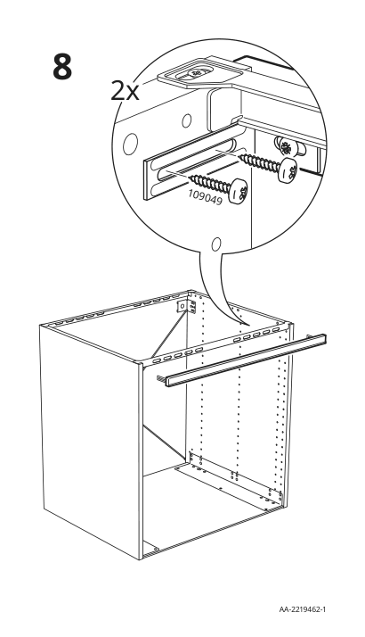 Assembly instructions for IKEA Foerbaettra cover strip and fasteners stainless steel color | Page 10 - IKEA SEKTION base cabinet for oven 693.889.42