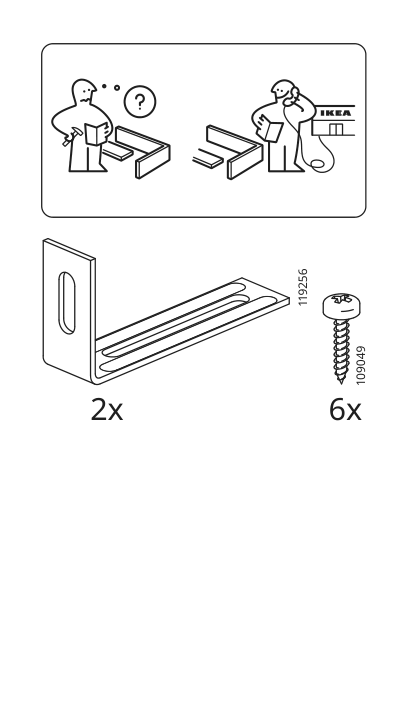 Assembly instructions for IKEA Foerbaettra cover strip and fasteners stainless steel color | Page 3 - IKEA SEKTION base cabinet for oven 693.889.42