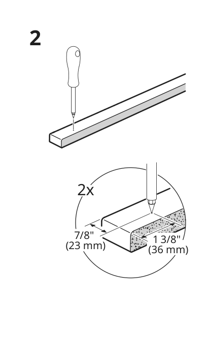 Assembly instructions for IKEA Foerbaettra cover strip and fasteners stainless steel color | Page 5 - IKEA SEKTION base cabinet for oven 693.889.42