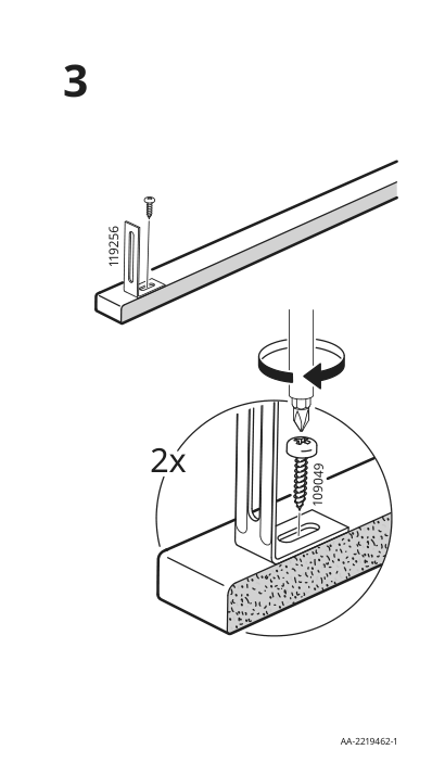 Assembly instructions for IKEA Foerbaettra cover strip and fasteners stainless steel color | Page 6 - IKEA SEKTION base cabinet for oven 693.889.42