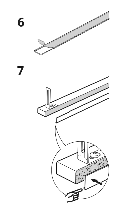 Assembly instructions for IKEA Foerbaettra cover strip and fasteners stainless steel color | Page 9 - IKEA SEKTION base cabinet for oven 693.889.42