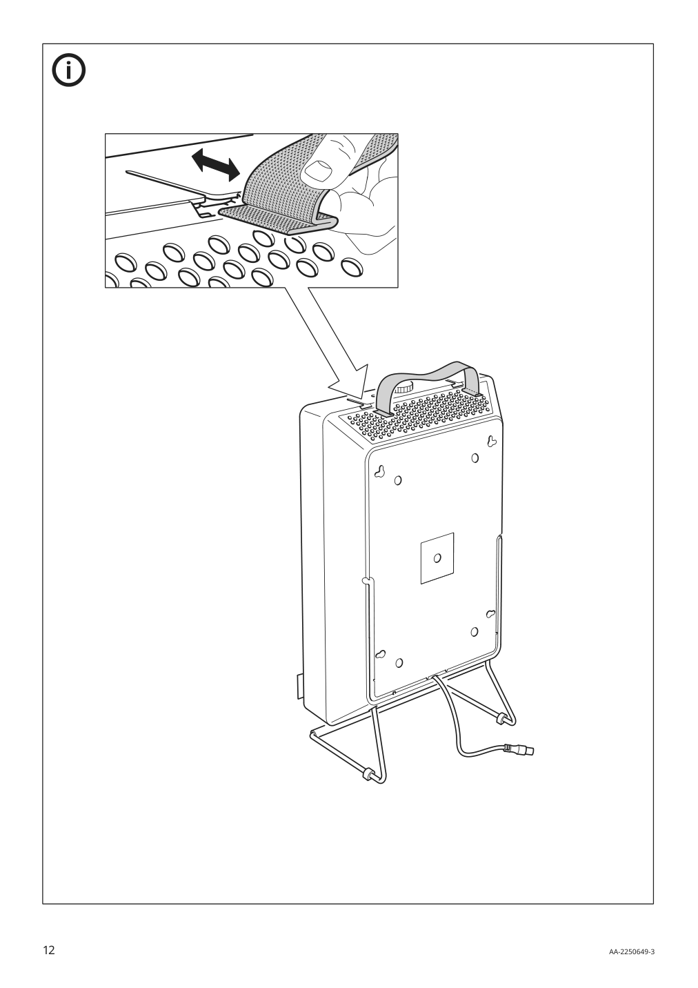 Assembly instructions for IKEA Foernuftig air purifier black | Page 12 - IKEA FÖRNUFTIG air purifier 104.880.62