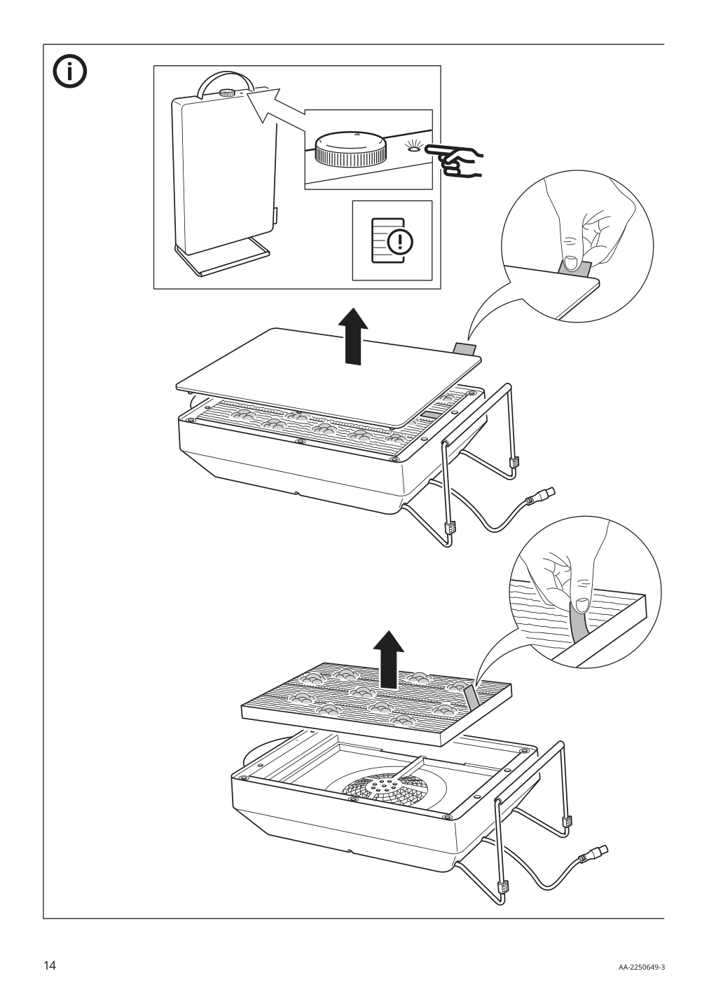 Assembly instructions for IKEA Foernuftig air purifier black | Page 14 - IKEA FÖRNUFTIG air purifier 104.880.62