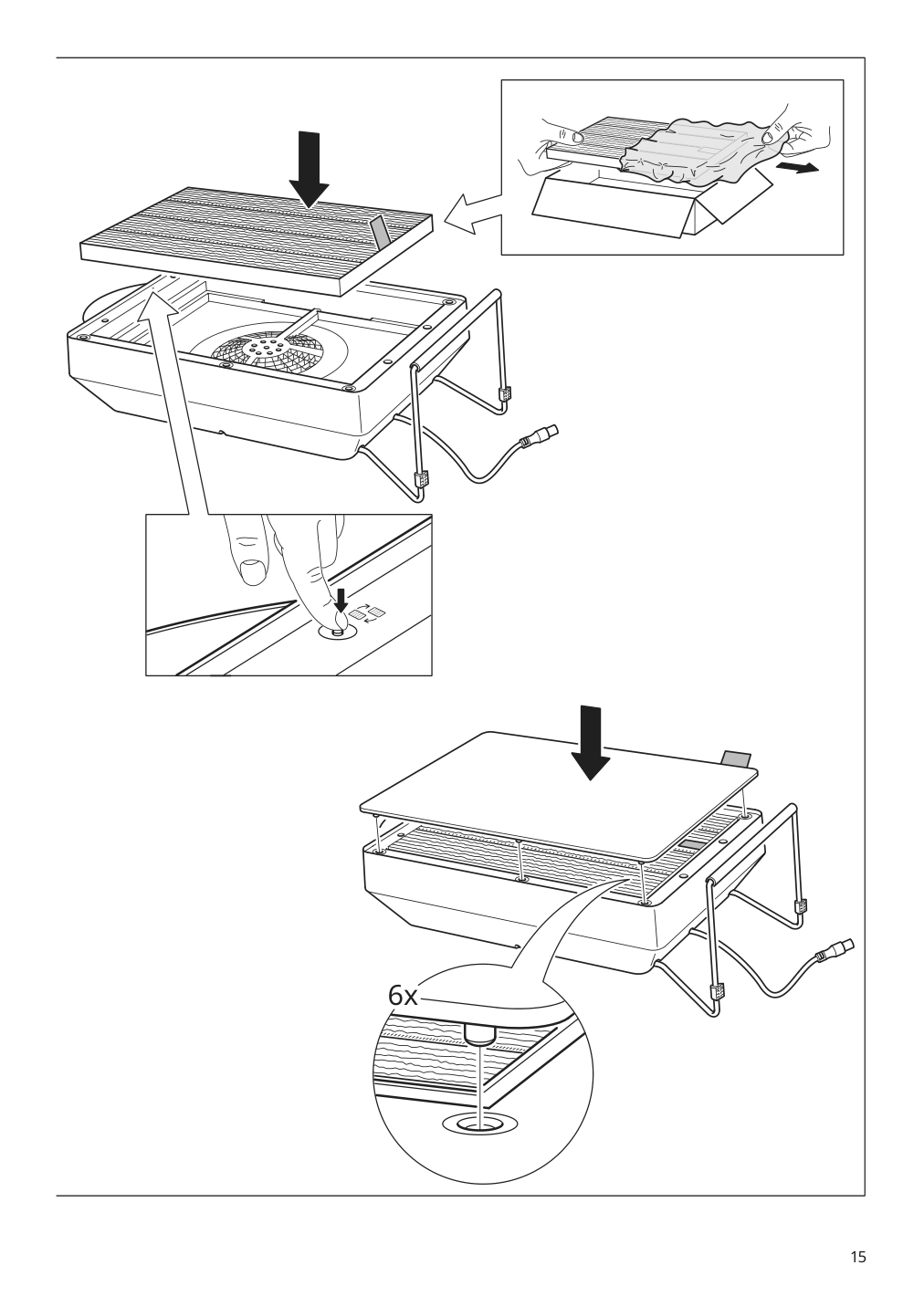 Assembly instructions for IKEA Foernuftig air purifier black | Page 15 - IKEA FÖRNUFTIG air purifier 104.880.62