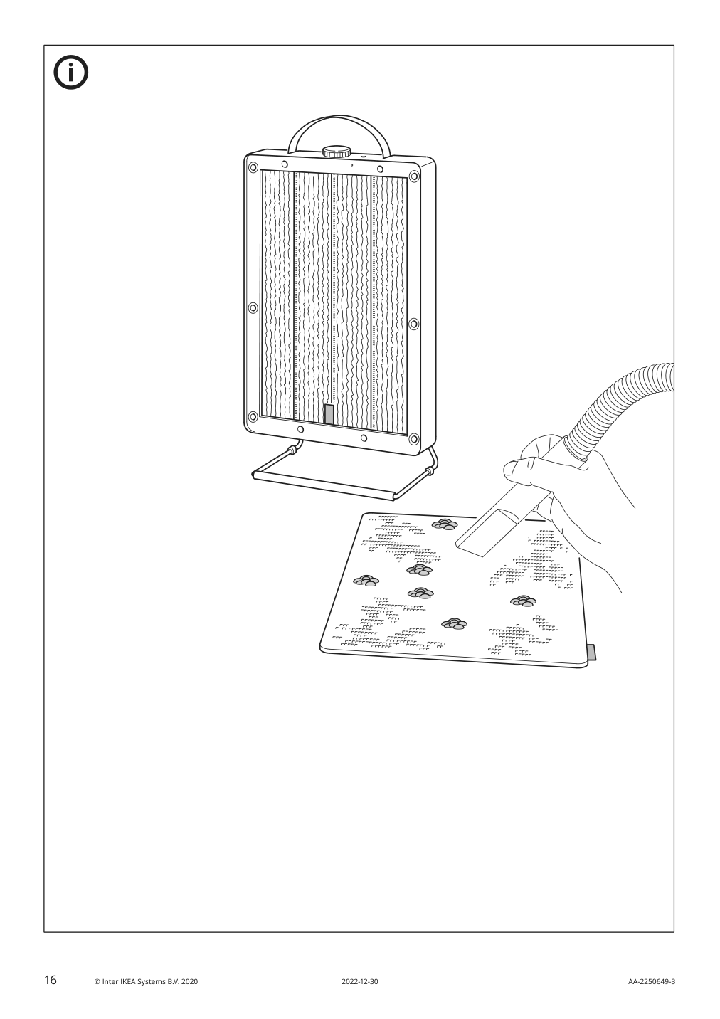 Assembly instructions for IKEA Foernuftig air purifier black | Page 16 - IKEA FÖRNUFTIG air purifier 104.880.62