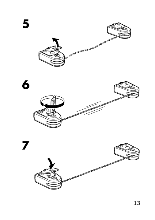 Assembly instructions for IKEA Foersynt curtain wire white | Page 13 - IKEA FÖRSYNT curtain wire 503.533.20