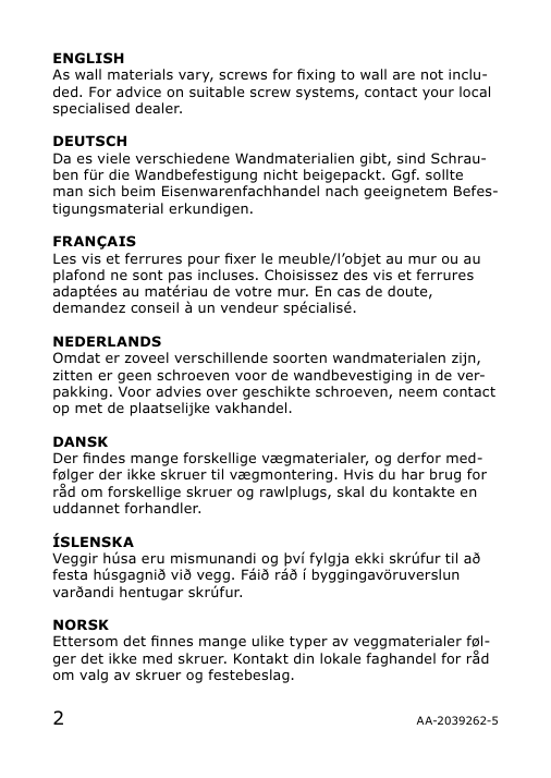 Assembly instructions for IKEA Foersynt curtain wire white | Page 2 - IKEA FÖRSYNT curtain wire 503.533.20