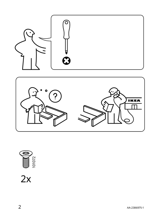 Assembly instructions for IKEA Foessta serving container with lid red bamboo | Page 2 - IKEA FÖSSTA serving container with lid 505.655.72