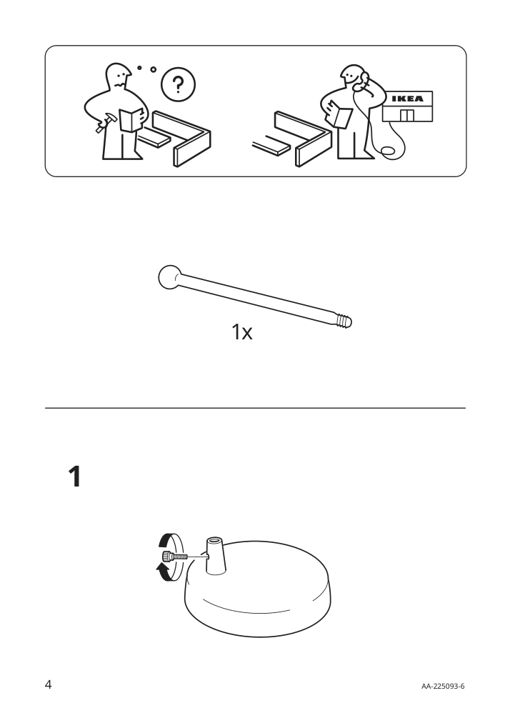 Assembly instructions for IKEA Forsa work lamp nickel plated | Page 4 - IKEA FORSÅ work lamp 801.467.63