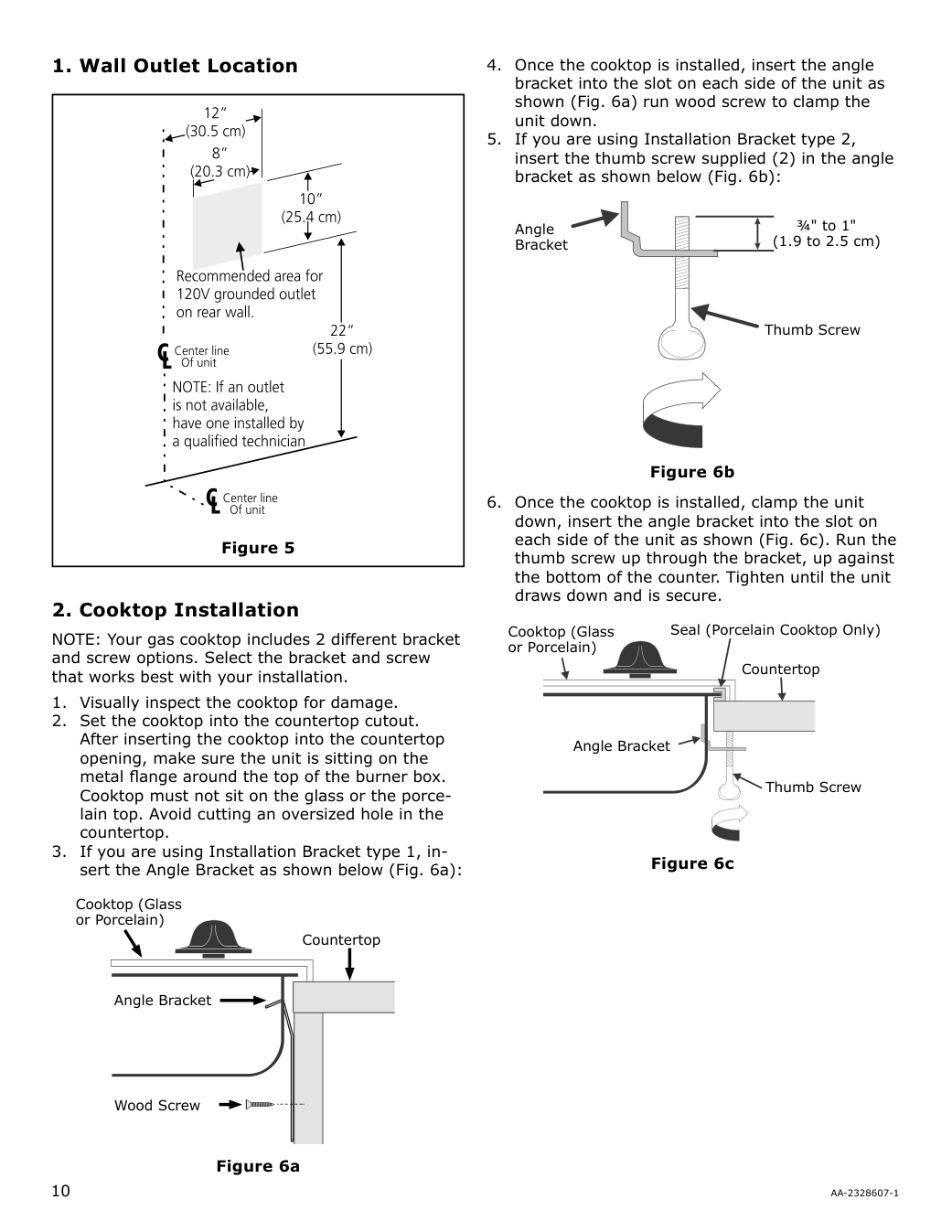 Assembly instructions for IKEA Forshaellan gas cooktop stainless steel | Page 10 - IKEA FORSHÄLLAN gas cooktop 905.405.46