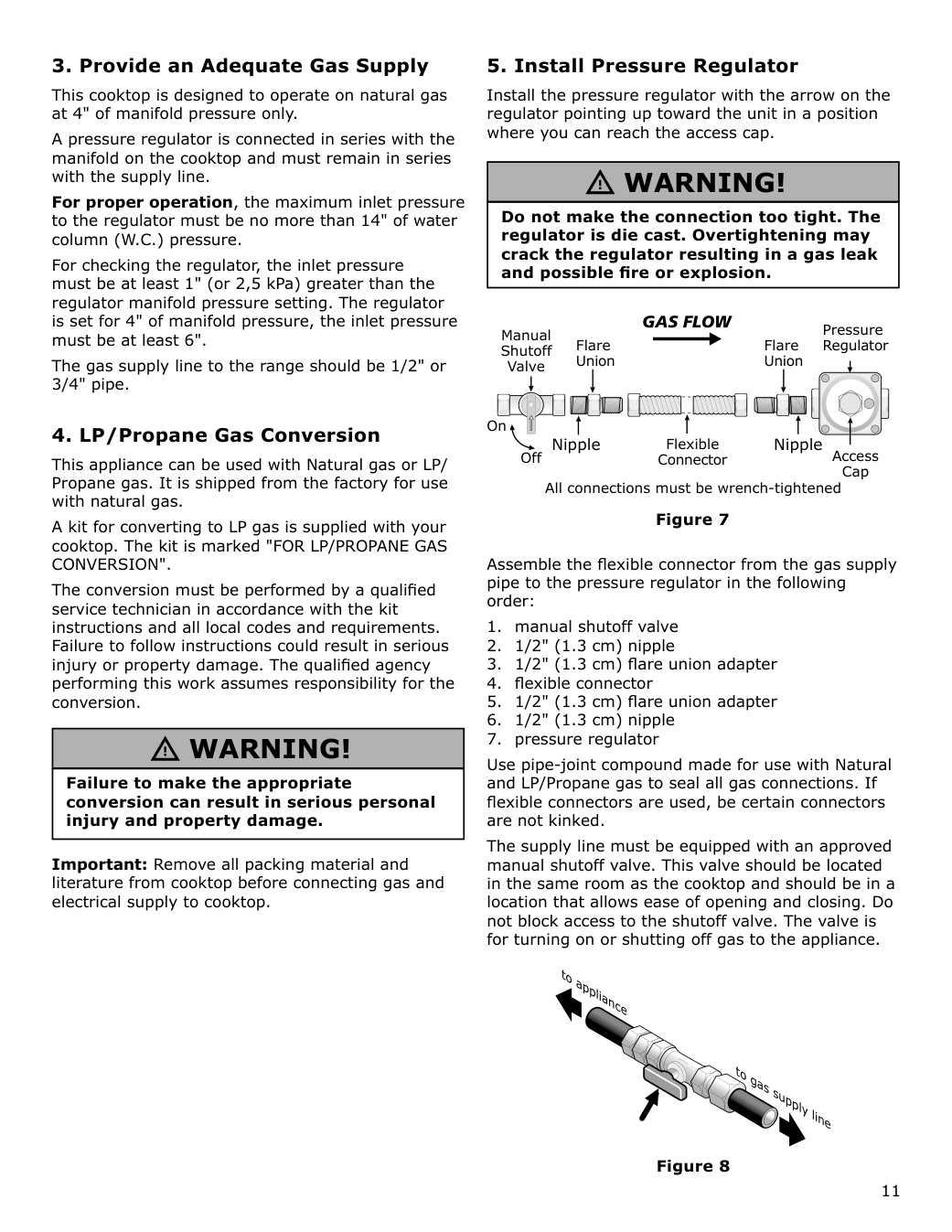 Assembly instructions for IKEA Forshaellan gas cooktop stainless steel | Page 11 - IKEA FORSHÄLLAN gas cooktop 905.405.46