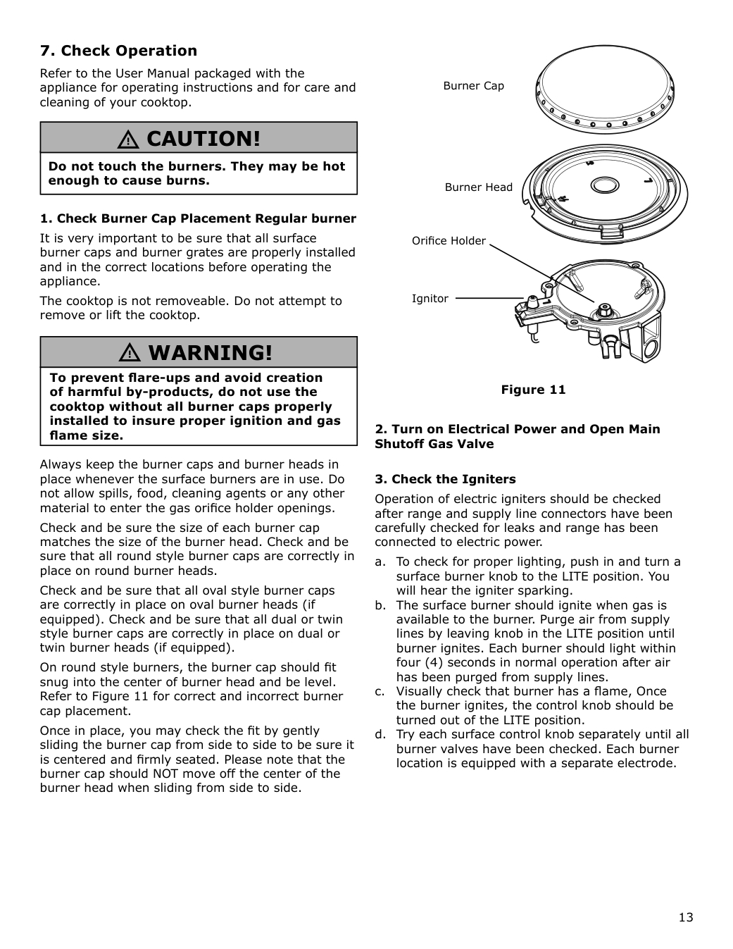 Assembly instructions for IKEA Forshaellan gas cooktop stainless steel | Page 13 - IKEA FORSHÄLLAN gas cooktop 905.405.46