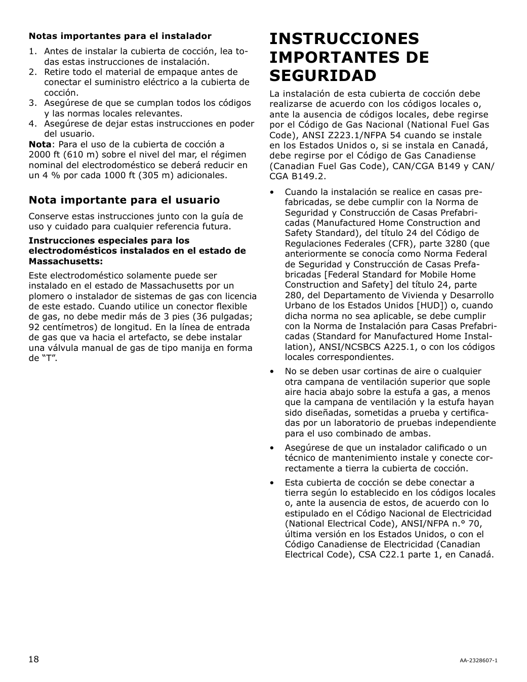 Assembly instructions for IKEA Forshaellan gas cooktop stainless steel | Page 18 - IKEA FORSHÄLLAN gas cooktop 905.405.46