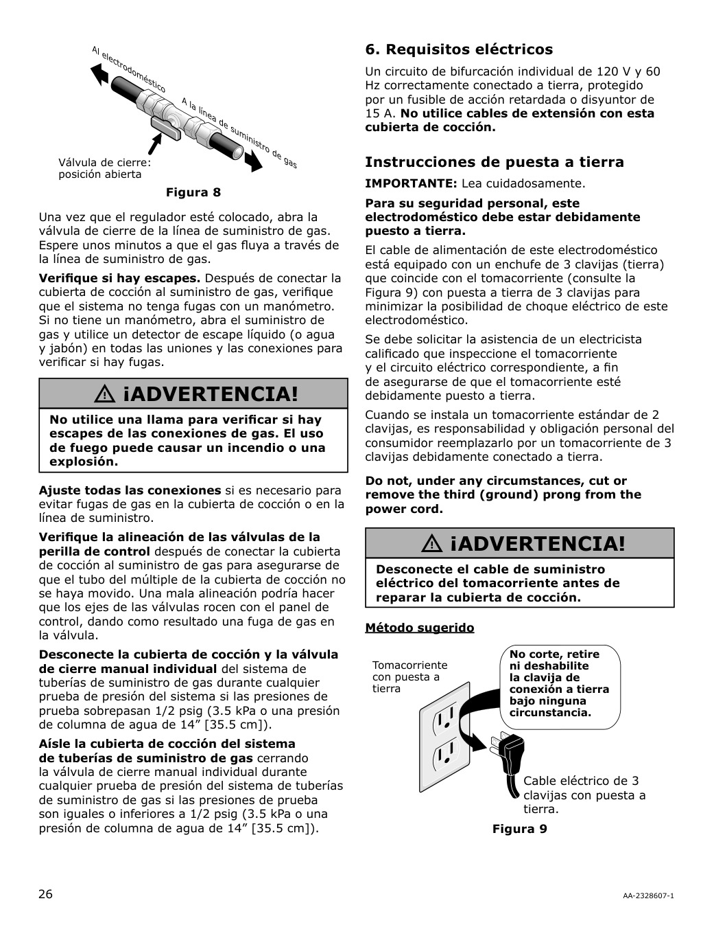 Assembly instructions for IKEA Forshaellan gas cooktop stainless steel | Page 26 - IKEA FORSHÄLLAN gas cooktop 905.405.46