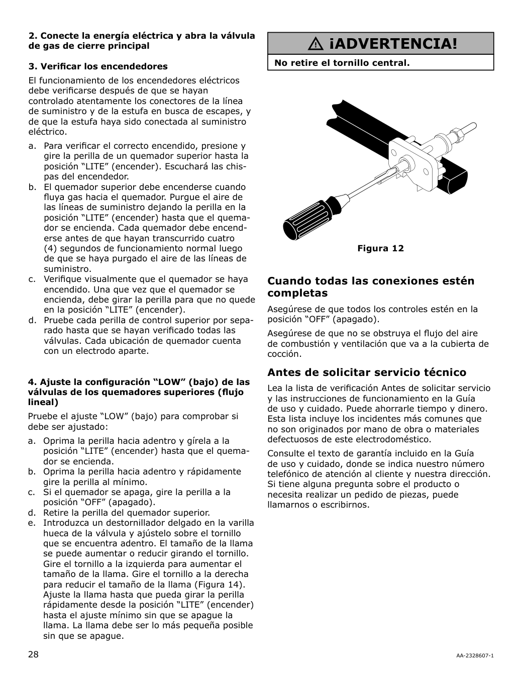 Assembly instructions for IKEA Forshaellan gas cooktop stainless steel | Page 28 - IKEA FORSHÄLLAN gas cooktop 905.405.46