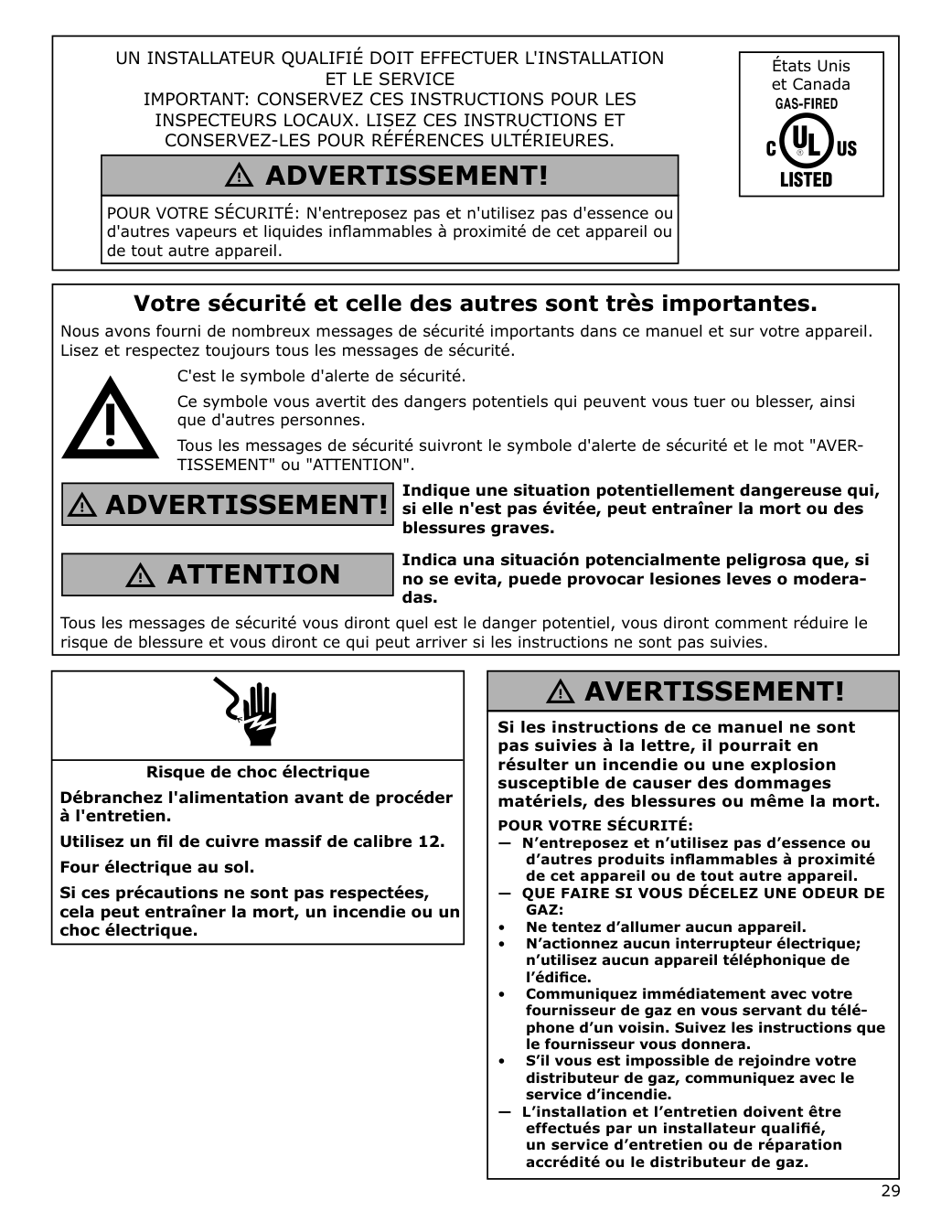 Assembly instructions for IKEA Forshaellan gas cooktop stainless steel | Page 29 - IKEA FORSHÄLLAN gas cooktop 905.405.46