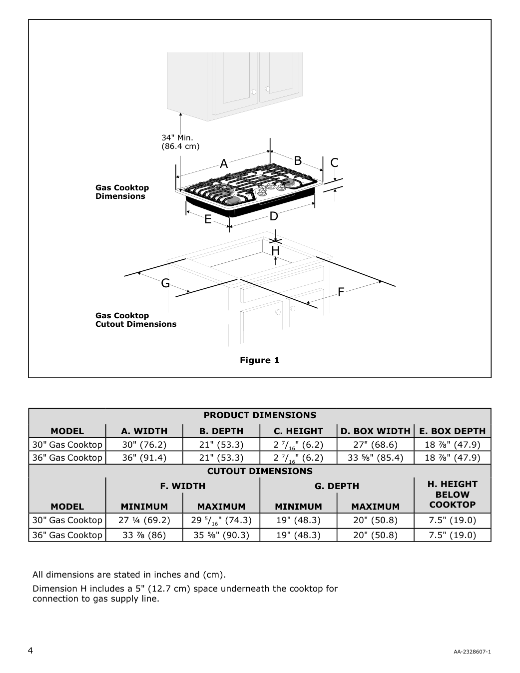 Assembly instructions for IKEA Forshaellan gas cooktop stainless steel | Page 4 - IKEA FORSHÄLLAN gas cooktop 905.405.46