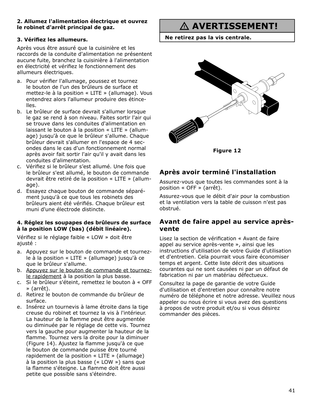 Assembly instructions for IKEA Forshaellan gas cooktop stainless steel | Page 41 - IKEA FORSHÄLLAN gas cooktop 905.405.46