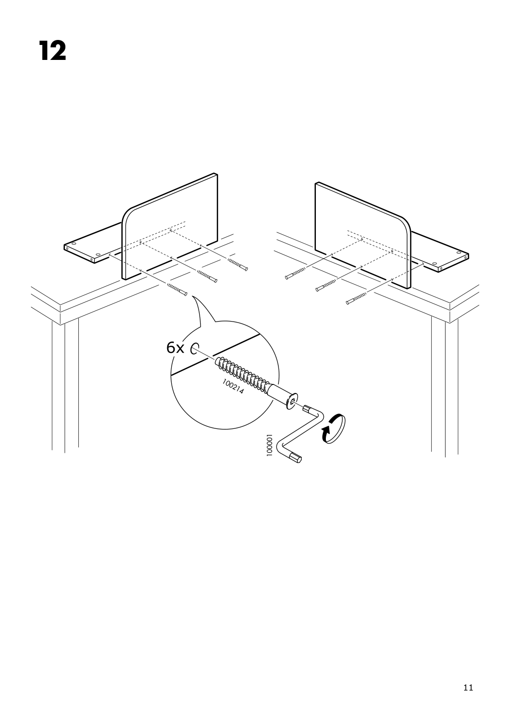 Assembly instructions for IKEA Fredde gaming desk black | Page 11 - IKEA FREDDE / STYRSPEL gaming desk and chair 694.913.31