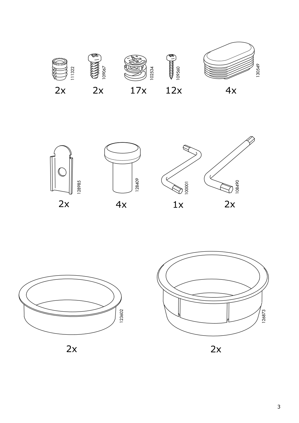 Assembly instructions for IKEA Fredde gaming desk black | Page 3 - IKEA FREDDE / STYRSPEL gaming desk and chair 694.913.31