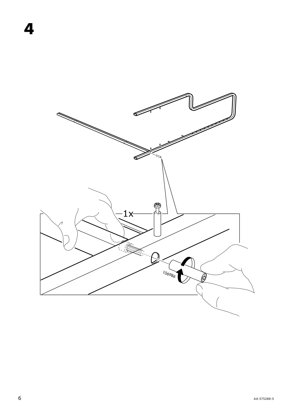 Assembly instructions for IKEA Fredde gaming desk black | Page 6 - IKEA FREDDE / STYRSPEL gaming desk and chair 694.913.31