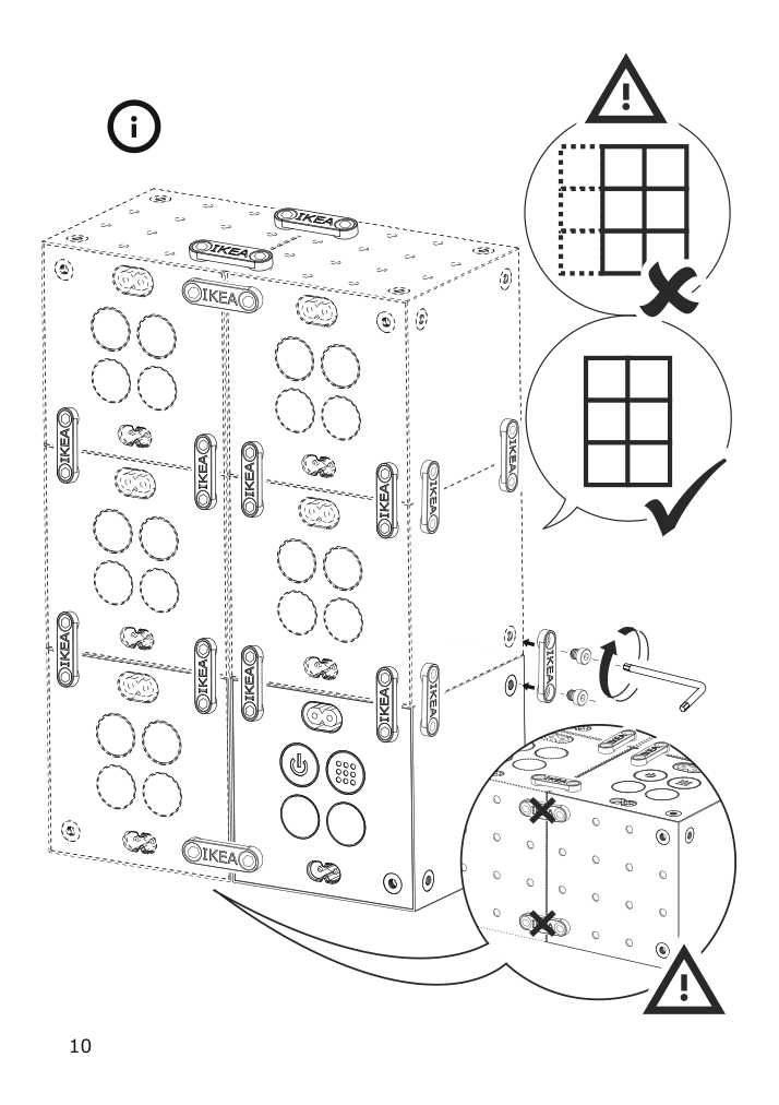 Assembly instructions for IKEA Frekvens led multi use light black | Page 10 - IKEA SYMFONISK bookshelf Sonos speaker w LED light 395.007.23