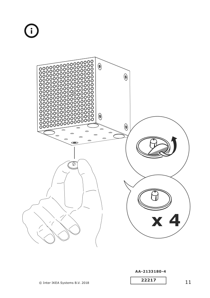 Assembly instructions for IKEA Frekvens led multi use light black | Page 11 - IKEA SYMFONISK bookshelf Sonos speaker w LED light 395.007.23