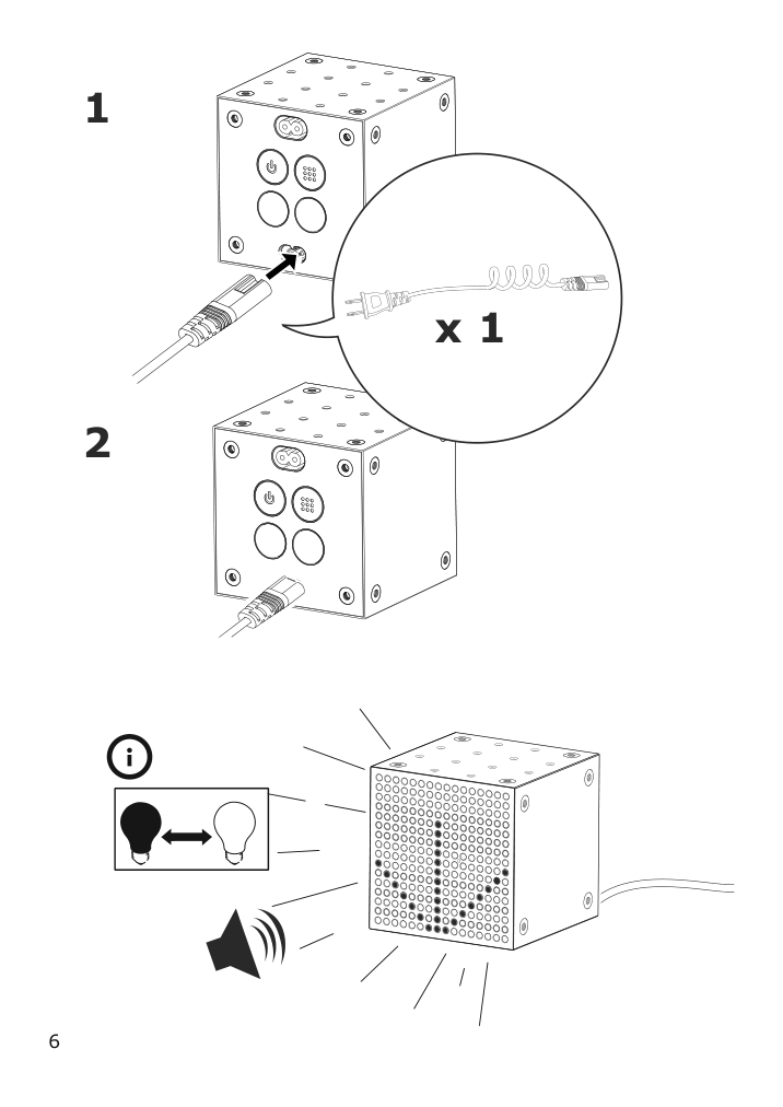 Assembly instructions for IKEA Frekvens led multi use light black | Page 6 - IKEA SYMFONISK bookshelf Sonos speaker w LED light 395.007.23