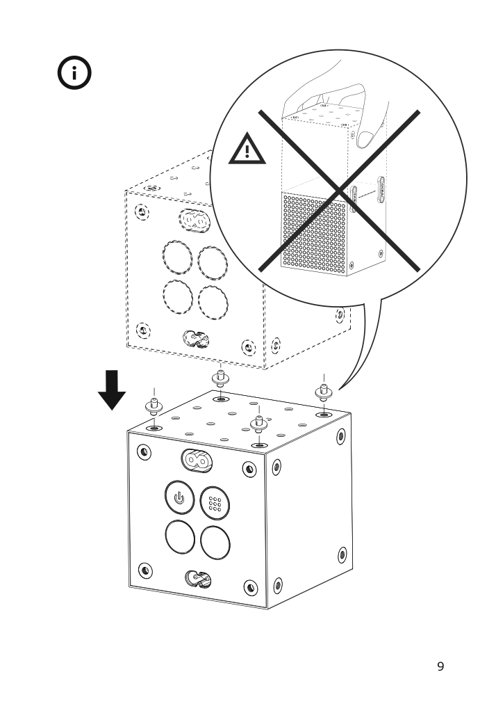 Assembly instructions for IKEA Frekvens led multi use light black | Page 9 - IKEA SYMFONISK bookshelf Sonos speaker w LED light 395.007.23