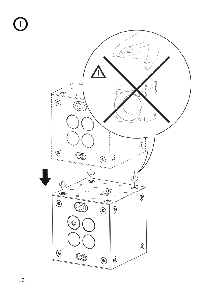 Assembly instructions for IKEA Frekvens led spotlight black white | Page 12 - IKEA SYMFONISK Wifi bookshelf Sonos speaker w LED 195.007.24