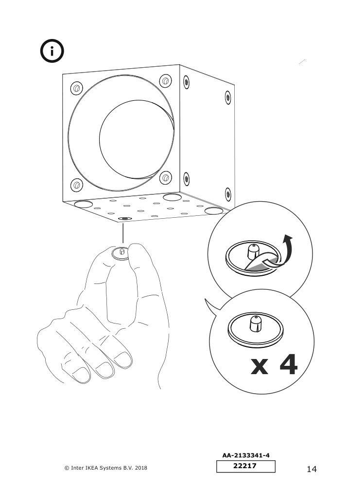 Assembly instructions for IKEA Frekvens led spotlight black white | Page 14 - IKEA SYMFONISK Wifi bookshelf Sonos speaker w LED 195.007.24