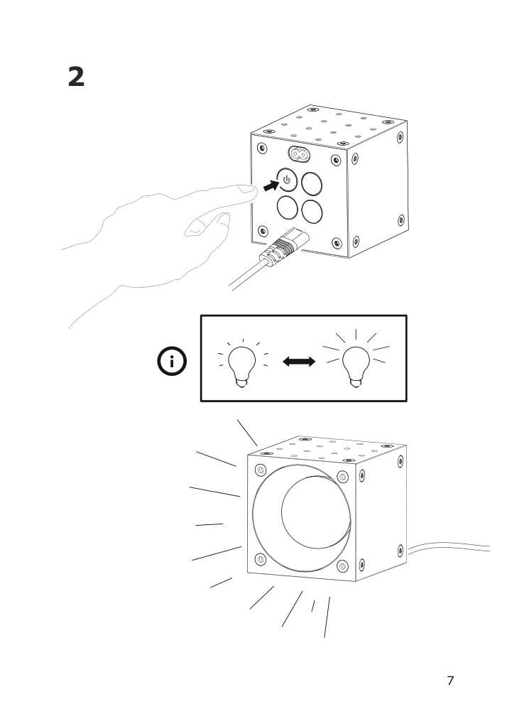 Assembly instructions for IKEA Frekvens led spotlight black white | Page 7 - IKEA SYMFONISK Wifi bookshelf Sonos speaker w LED 195.007.24