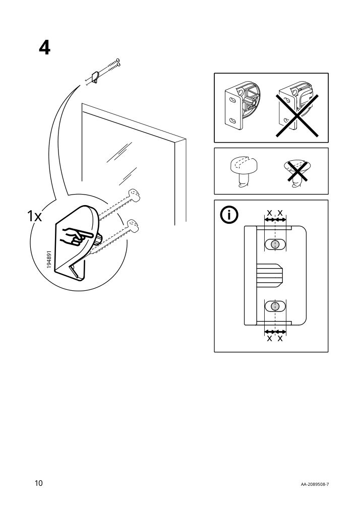 Assembly instructions for IKEA Fridans black out roller blind blue | Page 10 - IKEA FRIDANS black-out roller blind 403.968.86