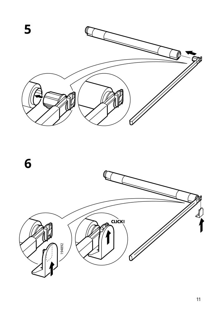 Assembly instructions for IKEA Fridans black out roller blind blue | Page 11 - IKEA FRIDANS black-out roller blind 403.968.86