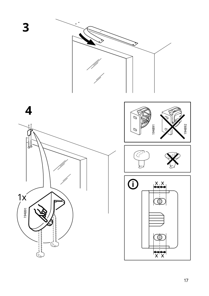 Assembly instructions for IKEA Fridans black out roller blind blue | Page 17 - IKEA FRIDANS black-out roller blind 403.968.86