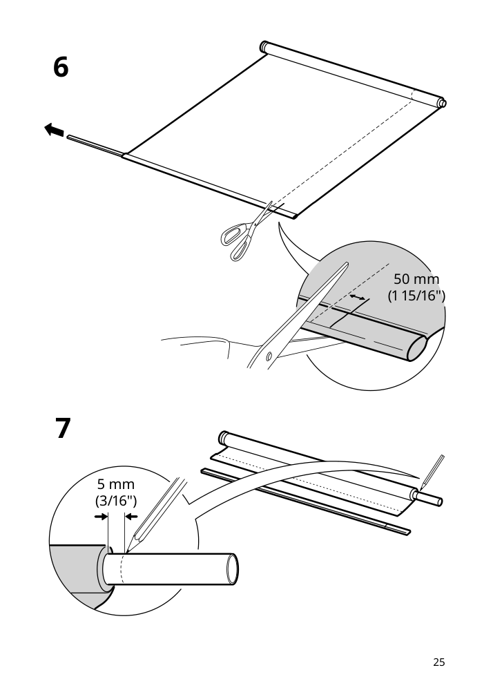 Assembly instructions for IKEA Fridans black out roller blind blue | Page 25 - IKEA FRIDANS black-out roller blind 403.968.86